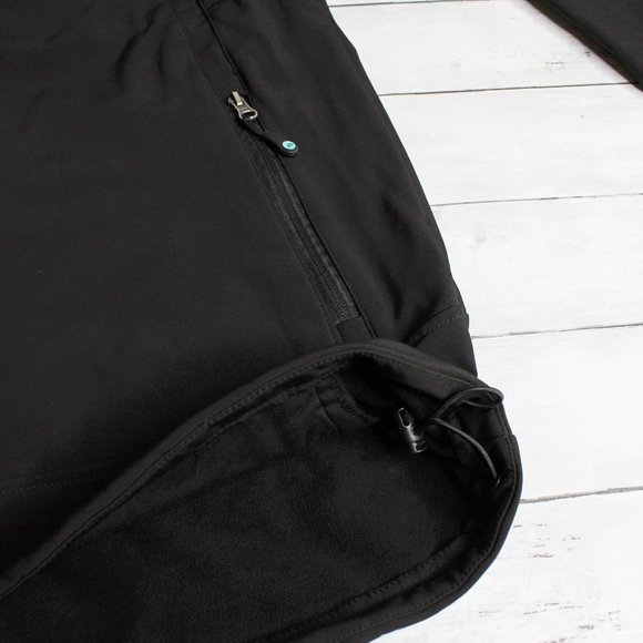 Northfield Men's Soft Shell Jacket Size XL Black Water Resistant Fleece - Picture 8 of 9